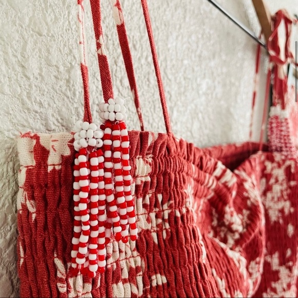 House of Harlow 2 piece red floral set - Picture 4 of 6